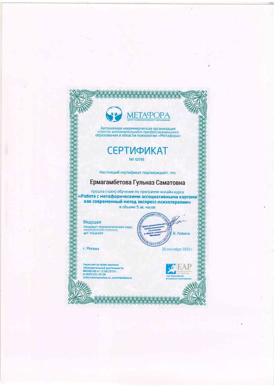 Метафорические ассоциативные карты